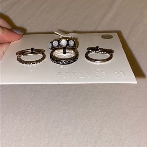 Forever 21 silver rings